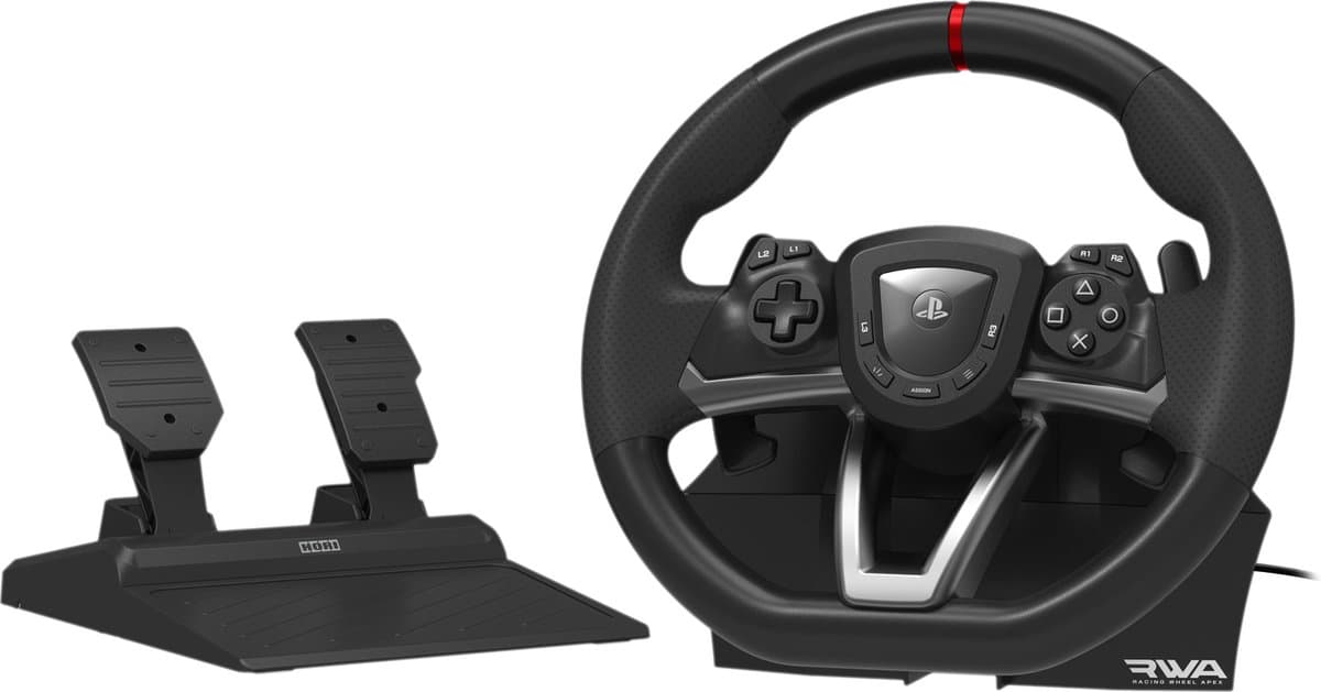 HORI - APEX Racing Wheel voor PlayStation®5, PlayStation®4 en PC - Officieel gelicentieerd door Sony — afbeelding 1