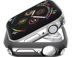 Beschermende watch case - hoesje - geschikt voor Apple Watch Series 4/5/6 - 40 mm - zwart