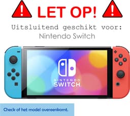 Beschermglas Geschikt voor Nintendo Switch Screenprotector Tempered Glass - Screenprotector Geschikt voor Nintendo Switch Screen Protector — thumbnail 2