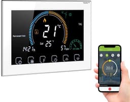 TechU™ Smart Thermostaat Relax – Wit – Alleen voor Elektrische Vloerverwarming – App & Wifi – Google Assistant & Alexa — thumbnail 4