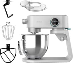 Cecotec Küchenmaschine Twist&Fusion 4000 Luxury Weiß. 800 W, Gehäuse aus gegossenem Aluminium, DC-Motor, 8 Geschwindigkeiten, LED-Licht, 5,2-Liter-Schüssel aus Edelstahl — thumbnail 1