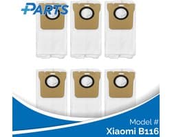 Xiaomi B116 Stofzakken (6 Stuks, Plus.Parts® alternatief voor RDB3)
