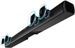 FlinQ Bluetooth Soundbar met ingebouwde Subwoofer - Soundbars voor tv - alles in één - 3D surround sound - Met afstandsbediening - Film/Muziek/Nieuws mode - Zwart — thumbnail 3
