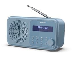 Sharp DR-P420(BL) Tokyo Portable DAB - FM radio met Bluetooth - blauw