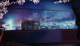 Sharp DR-P420BK ZWART draagbare radio met klok — thumbnail 5