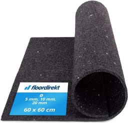 FLOORDIREKT Premium Anti-Trilmat 60x60cm - Made in Germany - Voor Wasmachines, Drogers etc. - Kan op Maat worden gesneden - Verkrijgbaar in 4 Diktes (60 x 60 x 1,0 cm) — thumbnail 5