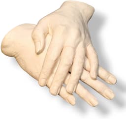 Handenbeeld | Handafdruk | Gipsafdruk | GipsHanden | Hand | 3D | Basis Pakket bestaat uit 500 gram Casting Mix Poeder & 750 gram Gips | Bodycasting | Extensso® | Gipsafdruk | Alginaat | Een herinnering | Hobby Pakket | Bodycasting | Handbeeld — thumbnail 3
