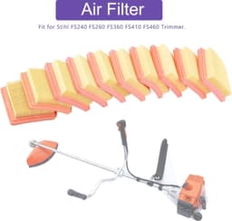 Luchtfilterreiniger vervanging voor Fs240 Fs260 Fs360 Fs410 Fs460 141 0300 grasmaaier - montagereiniger reserveonderdelen . — thumbnail 3