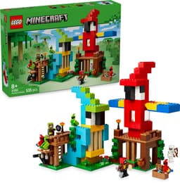 LEGO® Minecraft® De Papegaaienhuizen Bouwset - 21282 — thumbnail 2