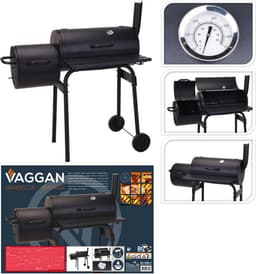 Bbq Houtskoolbarbecue Zwart - Metaal - 121x122x55cm — thumbnail 4