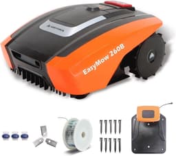 Robotmaaier tot 260 m² met Bluetooth bediening en mulchsysteem — thumbnail 1