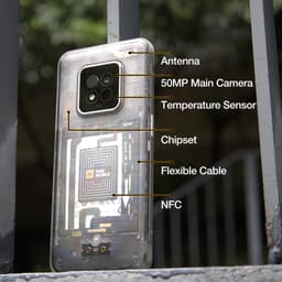 AGM X6 Phantom Transparant 5G robuuste smartphone — thumbnail 2