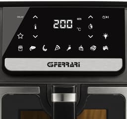 G3 Ferrari Friggisano Airfryer 6.5L – 1700W – Digitale Hetelucht Friteuse – 8 Programma’s – Timer & Startuitstel – 40-200°C – Dubbel Niveau – Voor Friet, Kip en Snacks — thumbnail 4