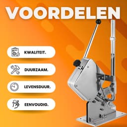 Worstenvuller sluitemachine - Worstmaker - Clipper - Handmatige Sealer - 8000 Stuks Clips Voor Verpakking — thumbnail 2