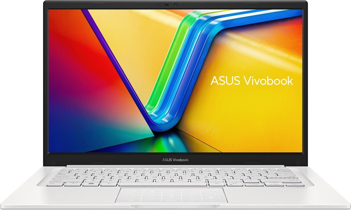 ASUS VivoBook 14 - 14” Full HD Anti Glare - Intel Core 5 - 16GB DDR4 - 512GB SSD M.2 NVMe - Windows 11 Home - Vanilla Basil — afbeelding 1