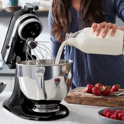 KitchenAid Artisan KSM185 keukenmachine - Zwart - 5KSM185PSEOB — thumbnail 4