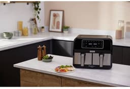 Kenwood HFM20.000MB friteuse Dubbel 8 l Vrijstaand 1700 W Heteluchtfriteuse Zwart — thumbnail 4