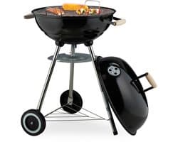 kogelbarbecue Ø 44 cm - met wielen - deksel - luchtrooster - asvanger