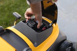Accu Grasmaaier met 34 cm Snijbreedte en Draagbare Accu's, Ideaal voor de Tuin — thumbnail 5