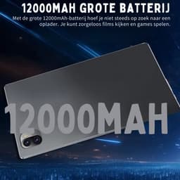 5G 2025 Nieuwe Wereldwijde Versie 10,36 Inch Tablet Android 16GB RAM 1TB ROM Android Dual Sim 10-Core Bluetooth Tablet PC Netwerk - Blauw — thumbnail 2