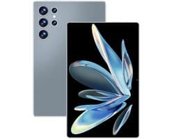 2025 5G Nieuwe 10,36 Inch Tablet Android met 12GB RAM, 256GB ROM, Android 12000mAh Batterij, 16MP + 32MP Camera, 10-Core, Dual Sim Netwerk, Bluetooth - Grey
