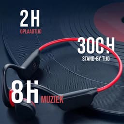 Tech Essentials Hydro X10- Sport oordopjes - Bone Conduction Headphone - Open Ear Oortjes - Draadloze Bluetooth Koptelefoon - Zwemmen - Hardlopen - 32GB Geheugen - IPX8 Waterdicht - Zwart — thumbnail 5