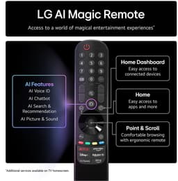 LG G5 OLED65G54LW - 65 inch - 4K OLED Evo Max - 2025 - Inclusief muurbeugel - Smart TV — thumbnail 3