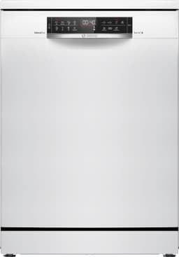 Bosch Serie 6 SMS6ECW04E - Vaatwasser- Vrijstaande vaatwasser -60 cm - Wit - Stil- Efficient Dry: verbeterde droogprestaties door de automatisch geopende deur - VarioLade: een lade voor bestek, klein kookgerei en zelfs kleine kopjes — thumbnail 1