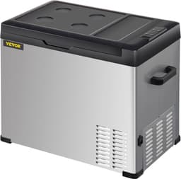 Camping Koelkast Koelbox Koelkast Boot Auto Koelkast Draagbare Vriezer 12V53Qt Kampeerkoelkast voor Buitengebruik — thumbnail 3