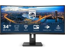 Philips 345B1C - QHD Curved Ultrawide Monitor - 100hz - 34 Inch