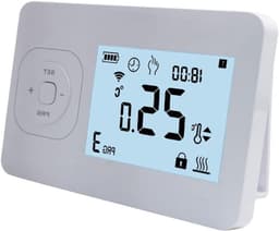 Radioklokthermostaat - Slimme Thermostaat - Vloerverwarming Regelen - Draadloze Centrale Box - Per Kamer - Wit — thumbnail 1