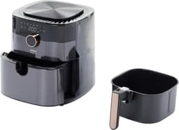 Heteluchtfriteuse - Airfryer Frituurpan - Gezond Frituren - XL Inhoud Digitaal - 6L - Zwart — thumbnail 3