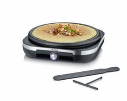 Severin CM 2199 Crêpe-maker – XXL Grillplaat Ø 38 cm – Antiaanbaklaag – Voor Zoete en Hartige Crêpes — thumbnail 1