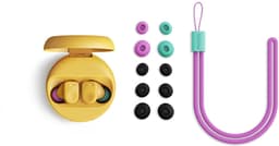 PHILIPS TAMS3YL/00 The Buds - True Wireless Oordopjes - Adaptieve Noise Cancelling - Bluetooth 6.0 - Tot 42 Uur Batterijduur - Smart Charging Case met Touchscreen - IP54 - Multipoint - Geel — thumbnail 5