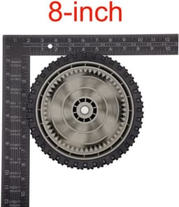 Grasmaaierwiel 8" - 2 Stuks - Compatibel met diverse modellen - Vervangend Wiel - Schokbestendig - Maaiwiel — thumbnail 2