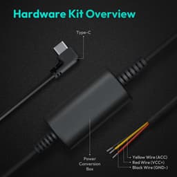 Dashcam hardwire-kit (type C) voor dashcam G980H/G980H Pro/G980H 3 kanaals/G980H 4-kanaals — thumbnail 4
