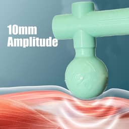 Spiermassage Gun - Deep Tissue Massager - Spierontspanning Herstel - 4 Snelheidsstanden - 10.7 x 10.4 x 5.2 cm - Zwart — thumbnail 2