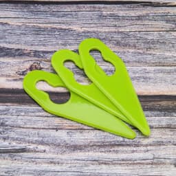 SnelShoppen - 100 Stuks Grasmaaier Plastic Snijbladen Vervangend voor Tuinieren Gtech ST01 ST02 ST04 ST05 ST20 GT3.0 GT4.0 GT50 - Duurzaam en Flexibel — thumbnail 4