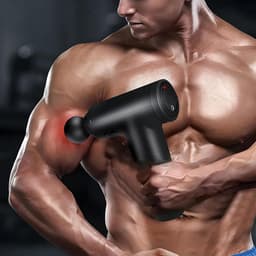 Massagepistool - Spierstimulator - Spierherstel - 6 Intensiteitsniveaus - Tot 16mm Diep - Zwart — thumbnail 4