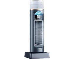 Torenventilator - Staande ventilator Ventilator - Ruimte Koelen - Stille Werking - 12 x 34.5 cm - Zwart