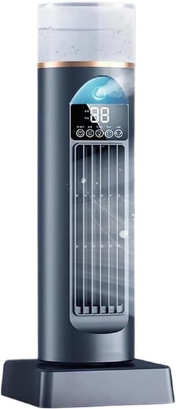Torenventilator - Staande ventilator Ventilator - Ruimte Koelen - Stille Werking - 12 x 34.5 cm - Zwart — thumbnail 1
