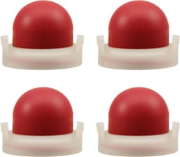 SnelShoppen - 6 Stuks 694394 Carburetor Primer Pear Brandstof Priming Pear voor Grasmaaier en Benzinezaag, 23 mm, Hoogwaardige Rubber en Plastic, Rood — thumbnail 1