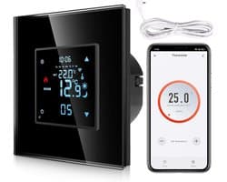 Slimme Inbouwthermostaat met Digitale Sensor voor Vloerverwarming en Boiler