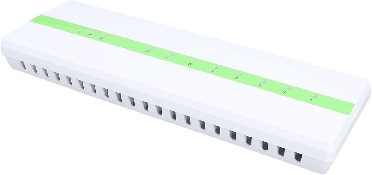 Bedradingscentrum 8 Zones - Verwarmingsregelaar Kamerthermostaat - Energie Besparen - Slimme Thermostaat Compatibel - 8 Zones - Wit — afbeelding 1
