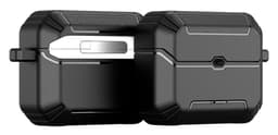 Dux Ducis Hoesje Geschikt voor AirPods Pro 3 (2025) | PECS Series | Beschermhoes met Standaard en Haak | Schokbestendige Case | Volledige Bescherming | Zwart — thumbnail 1