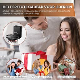 SnelShoppen - Massagepistool 16-koppig, Diep Weefsel, Elektrisch Spiermassageapparaat, 3 Modi, 30 Intensiteitsniveaus, Stil Percussie voor Rug, Nek, S — thumbnail 4