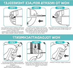 ilauke Micro Stitch Gun Staple Gun Clothing,Labeling Gun Clothing - ShopVlot — thumbnail 2