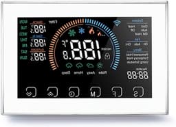 Slimme Thermostaat - App Bediening - Energie Besparen - LCD Touchscreen - Programmeerbaar - Wit — thumbnail 1