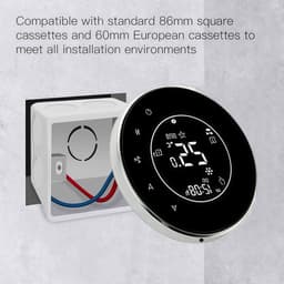 Programmeerbare Wi-Fi Thermostaat met Touchscreen - Afstandsbediening via Smartphone, Compatibel met Alexa en Google Home — thumbnail 3