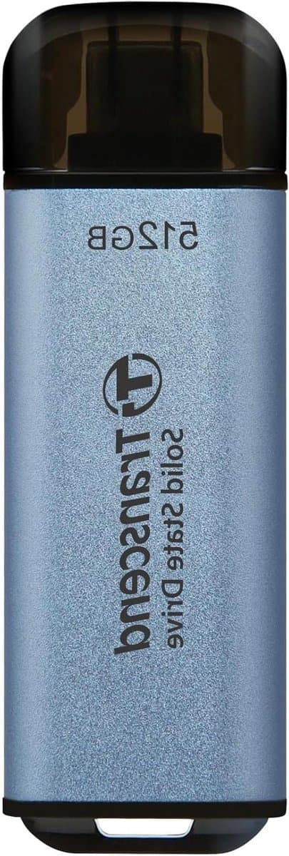 Externe SSD - Draagbare Opslag - Snelle Data Transfer - Compact en Schokbestendig - 512 GB - Blauw — afbeelding 1